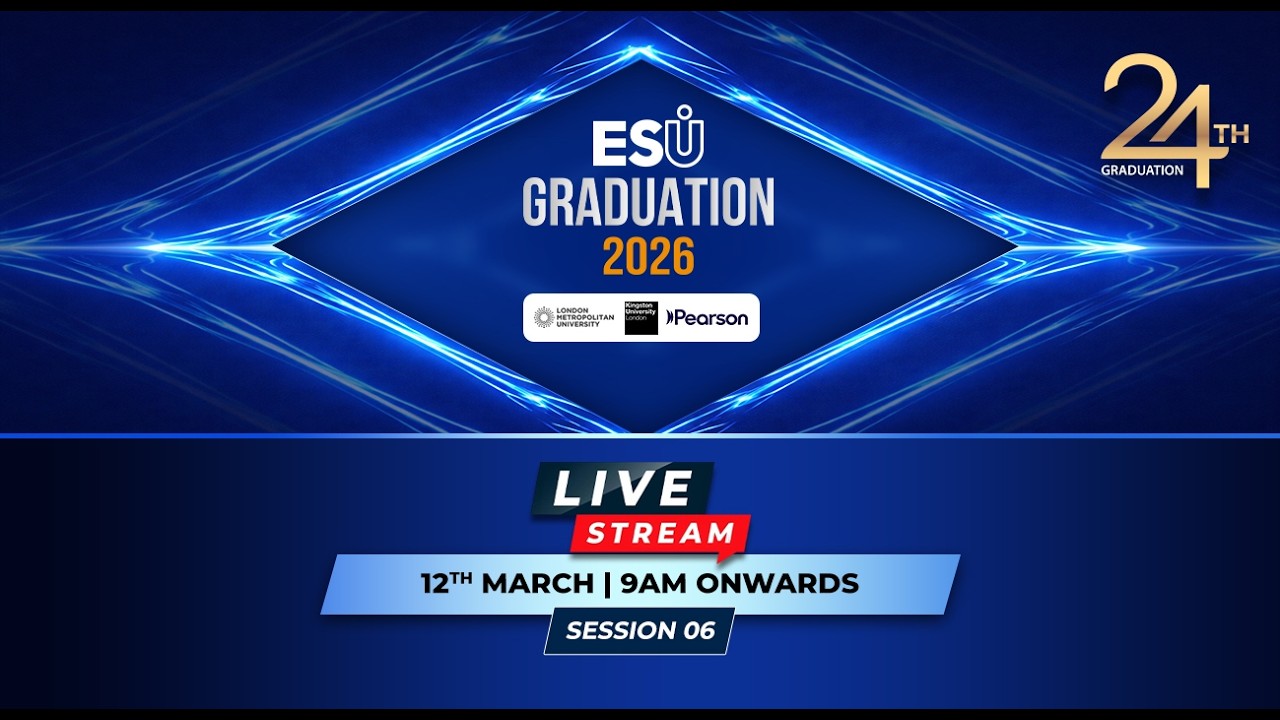Essu Graduation ESU Graduation 2026 โ Day 02 โ Session 02 - YouTube