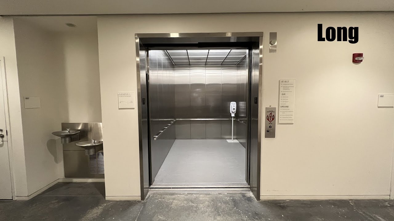 Giant Long Hydraulic Elevator at Walker Hall - WU - St. Louis, MO