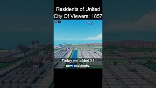 Building a Roblox city you can join Day 76  #socialexperiment #roblox #Building #gamedevelopment