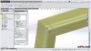 Solidworks Weldments Essential 03 Create structural Member 2