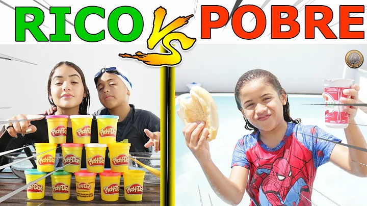 RICO VS POBRE FAZENDO AMOEBA / SLIME
