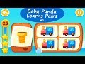 Baby Panda Learns Pairs #2 - Find the same items in the picture | BabyBus Games For Kids