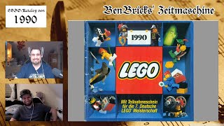 VON ZEITREISEN IN ZEITREISEN ...UND TÜRMEN | LEGO® Katalog von 1990 mit Rob Gubbe (LEGO Twin Towers)