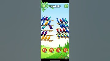 Color Bird Sort Puzzle Game Level 117 #shorts