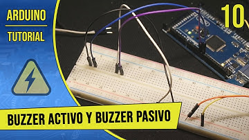 Tutorial de Arduino en Español - Parte 10 - Buzzer Activo y Buzzer Pasivo