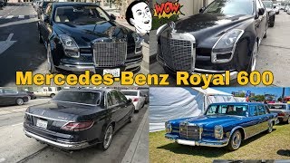 УНИКАЛЬНОЕ ТВОРЕНИЕ АМЕРИКАНСКИХ МАСТЕРОВ MERCEDES-BENZ Royal S 600