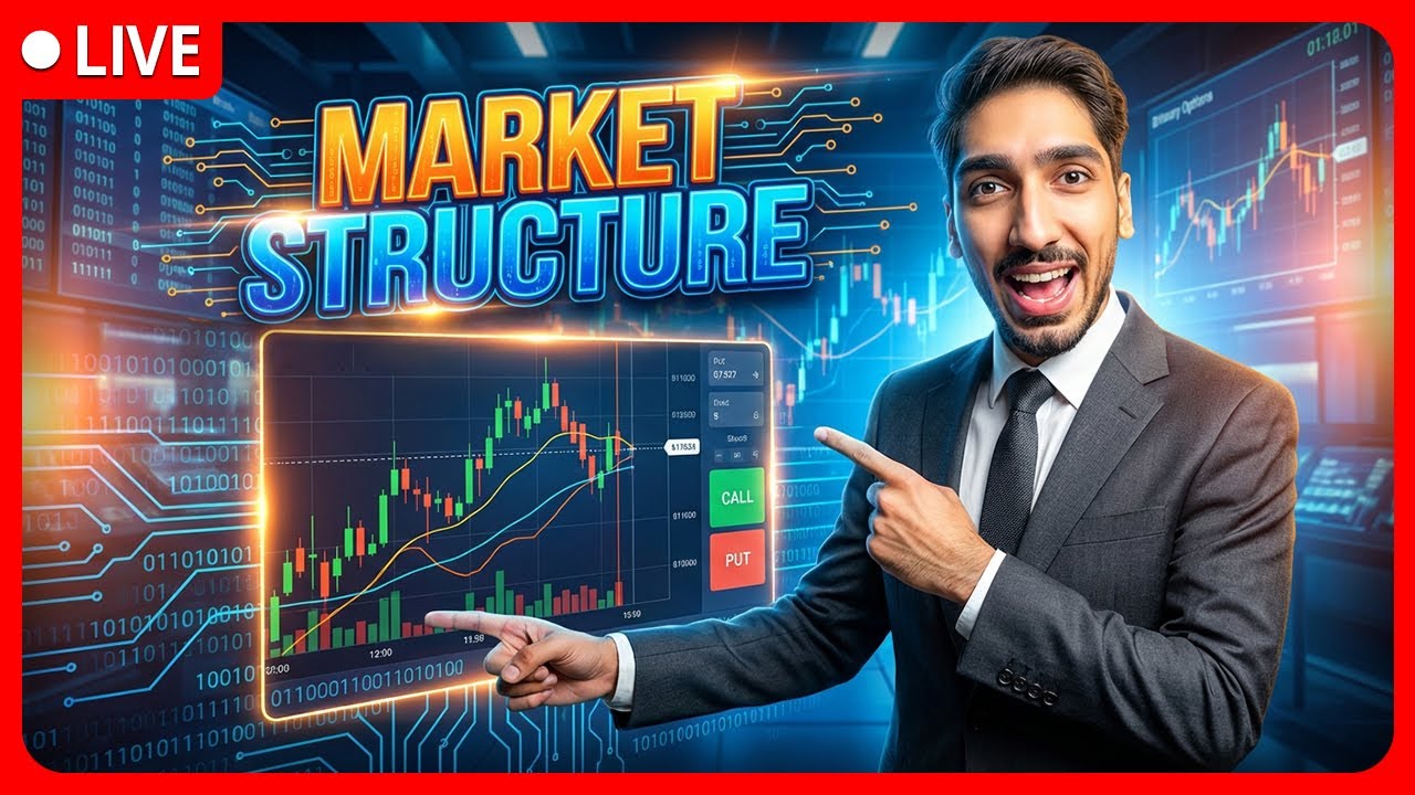 Trading Live Session with Market Breakdown - REAL ANALYSIS ~ Trading Live ~ Binary Options Live