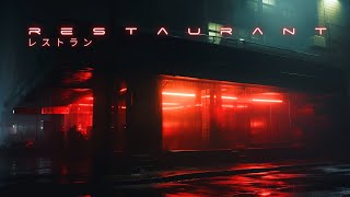 RESTAURANT - Blade Runner Ambience: PURE Cyberpunk Blues Ambient Music for Focus - Replicant Music