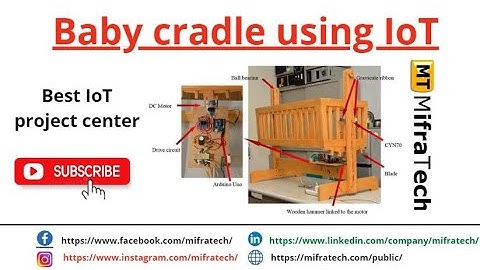 Baby cradle using iot-Mifratech eLearning#bestMlprojects#bestAIprojects#bestDatascienceprojects