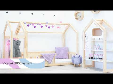Video: Vyvýšená postel s postelí pod ní. Nábytek pro děti