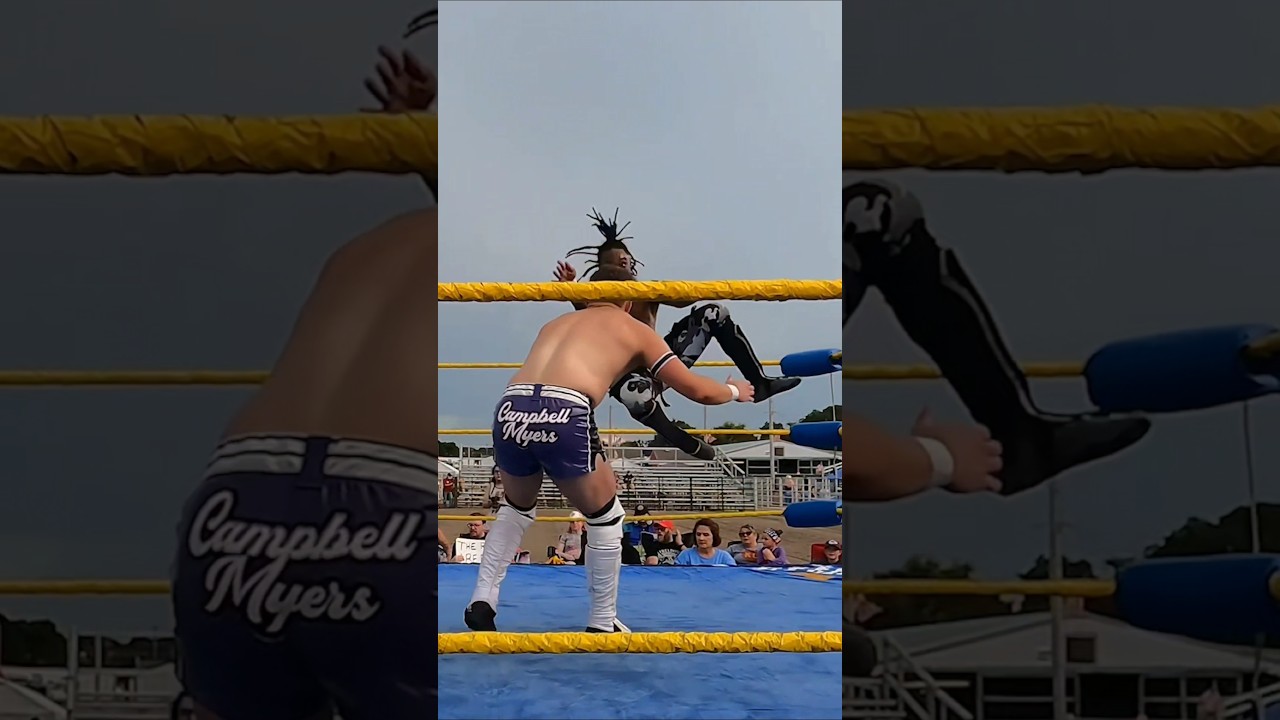 Kenny Alfonso springs into the ring and connects with a knee to the face of Myers!