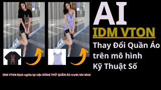 IDM VTON AI - SOCK Ngành THỜI TRANG- Thay Đổi Quần Áo trên mô hình Kỹ Thuật Số