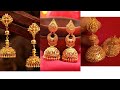 Beautiful gold earrings design ! beautiful gold jhumka designs ! latest gold earring designs