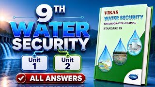 9th Water Security | Unit 1 & Unit 2 | All Chapters - All Activities Answers | Solution Buddy