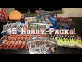 Football Hobby Pack Opening - 45 Packs! 05/13/2020