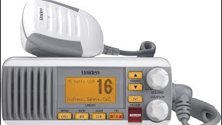 Uniden UM385 VFH maritime radio installation sea-doo switch sport.