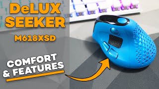 DeLUX Seeker M618XSD Ergonomic Mouse ALL the features