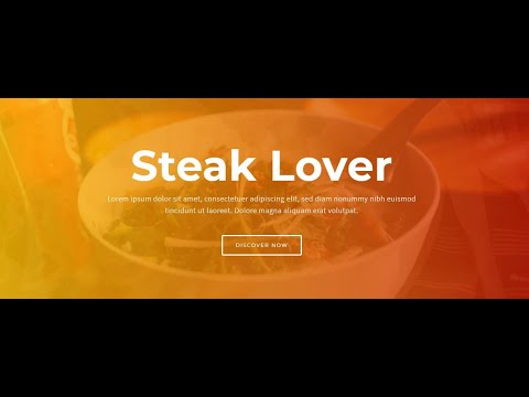 STEAK HOUSE MADE WITH HTML AND CSS