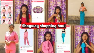 First Time Shayaway Shopping Haulnightsuit,Saree Shapwear,Brabag Shopping Haul