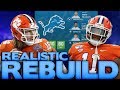 The Lions Draft Isaiah Simmons and Trevor Lawrence! Rebuilding The Detroit Lions
