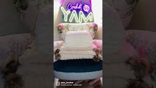 Chunky Blanket  Hand Knitting  Yam Crochet