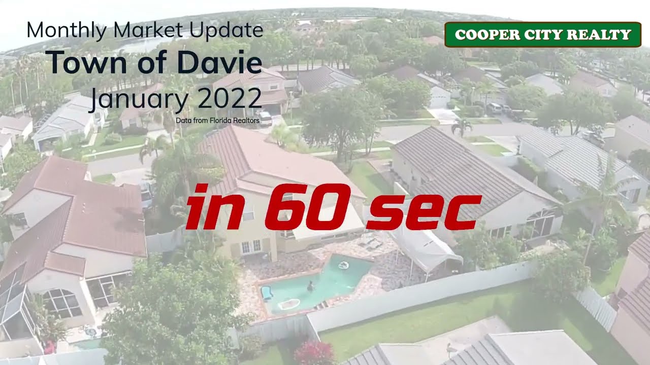 Davie January 2022 Market Report In 60 Seconds