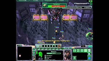 Sc2 custom map Review - night of the dead