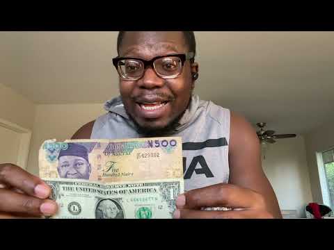 Comparing Nigerian naira and the American dollar. This will make you cry.