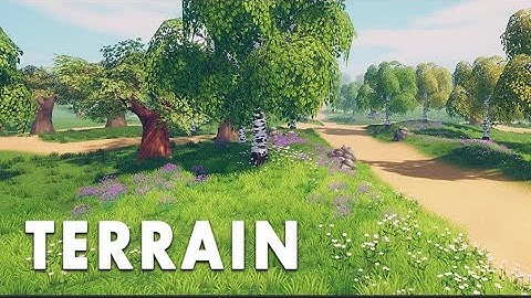 How to make a terrain in unity ! Tutorial video !