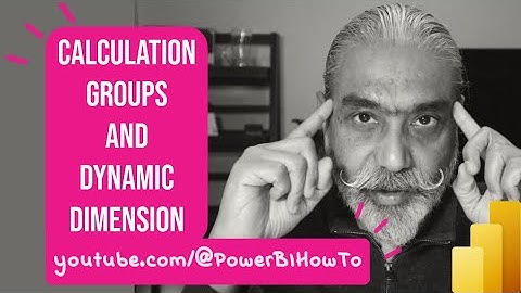 How To Change Columns on X-axis With Power BI  Calculation Groups #powerbi