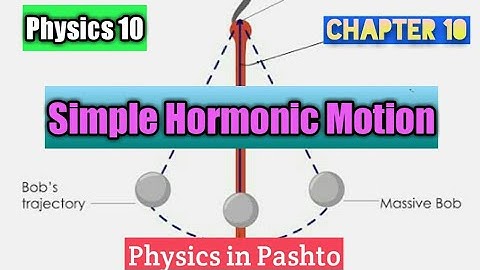 Simple Harmonic Motion  (SHM) Physics 10 Chapter 10 in Pashto
