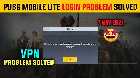 PUBG MOBILE LITE VPN PROBLEM SOLVED | CONNECTION TO SERVER LOST PUBG MOBILE LITE