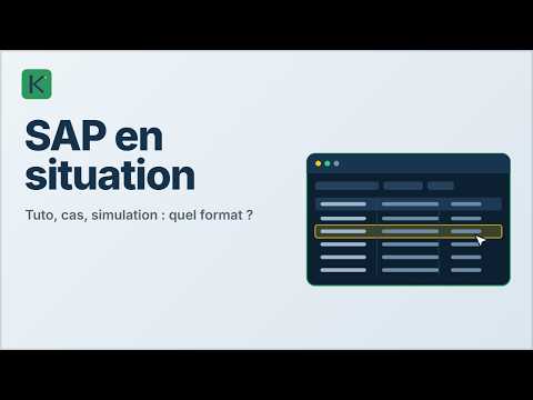 Démo SAP commentée : simulation et cas pratique