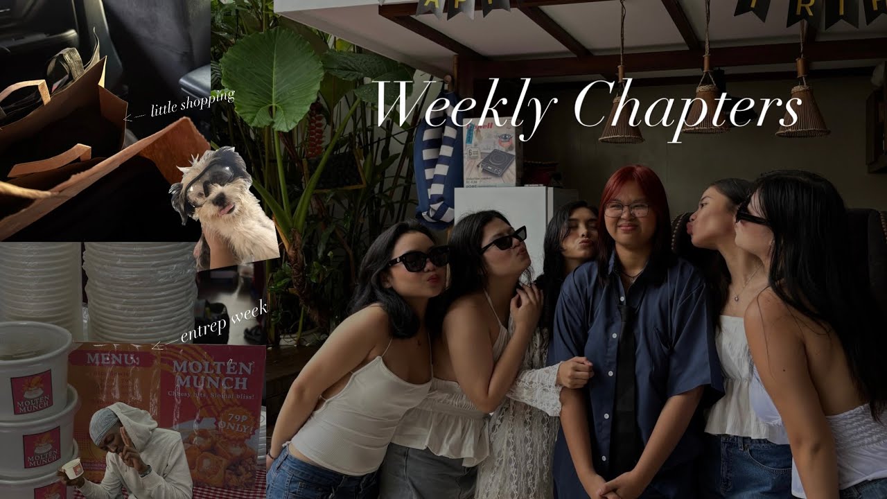 Weekly Chapters | a week of swims, shops, mini hauls, and small biz chaos | Ria Angelica
