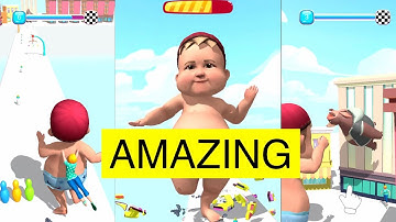 Babyzilla - Levels 1 to 10. All Levels Gameplay IOS Android. 4K UHD.