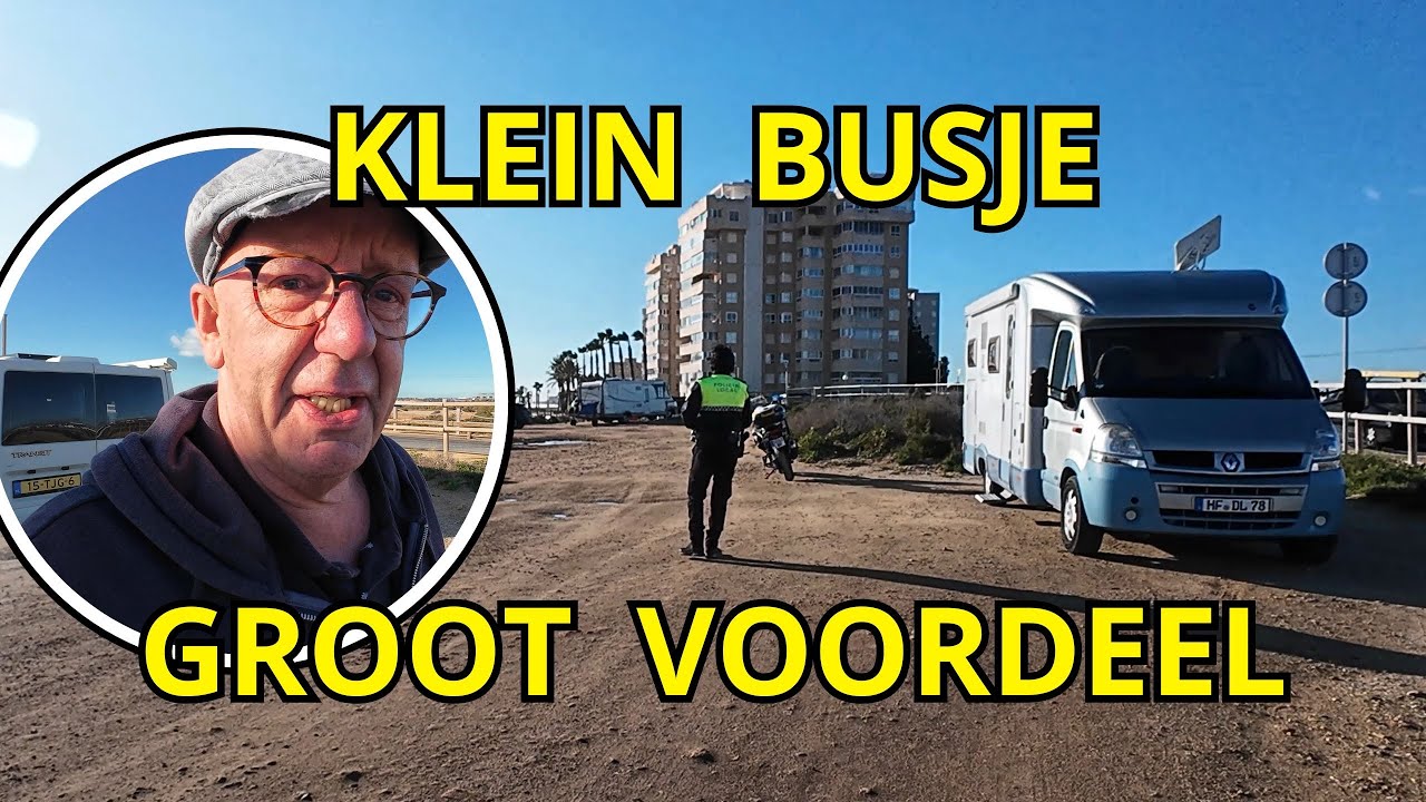 Iedereen WEGGESTUURD behalve ik! BLIJ met mijn KLEINE CAMPERBUSJE. Maar gaan toch richting CARTAGENA