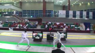 20100123 me gp Individual doha 64 green CHARTOVICH Artsiom BLR 7 vs MARTINELLI Francesco ITA 15 sd No