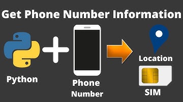 How to get Phone Number Information using Python | Python project | Get Phone number details #python