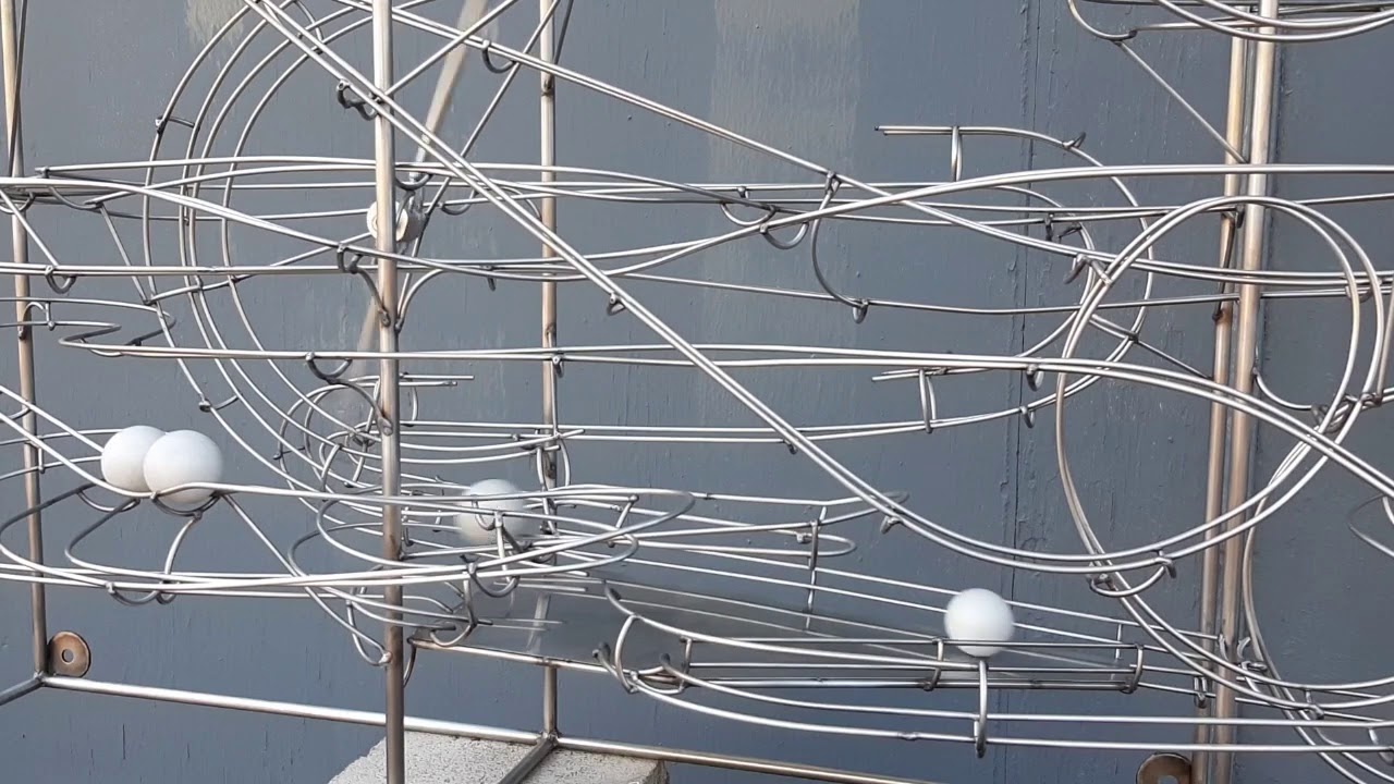 Wall Mounted Rolling Ball Sculpture 292 YouTube