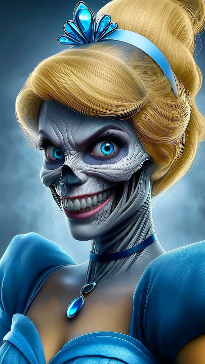 Horror versions of the Cinderella characters #halloween