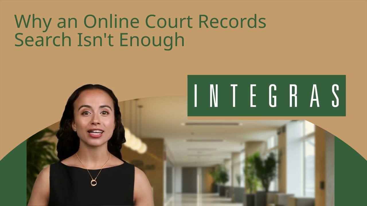 Why an Online Court Records Search Isn't Enough