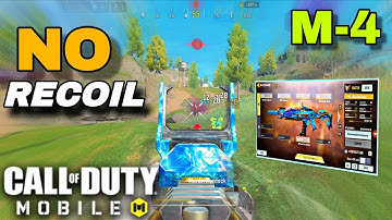 "0 Recoil M4 BEST Gunsmith Loadout in COD Mobile 🔥 | No Recoil M4 Build 2025"