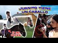 Juanito montó un caballo por primera vez 🐎 Un día con Pantoja | Juan de Dios Pantoja