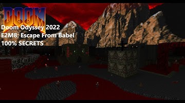 Doom Odyssey ep20 E2M8 Escape From Babel 100% secrets (no commentary)