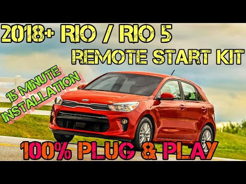 2018+ Kia Rio / Rio5 100% Plug & Play Remote Start Kit