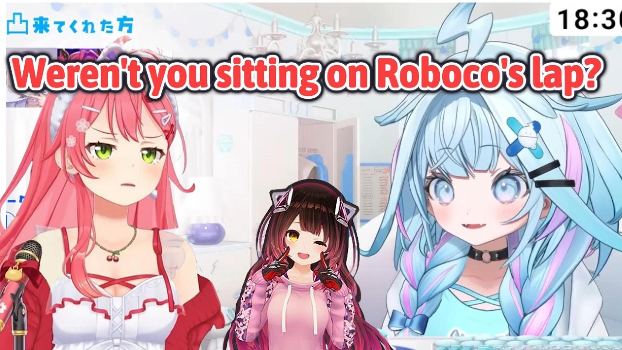 Miko jealous of  Roboco when she saw Suu sitting on her lap