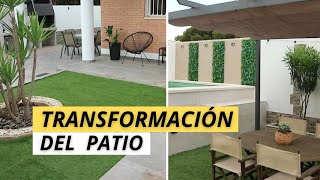 TRANSFORMAMOS NUESTRO PATIO/JARDÍN ya tenemos piscina!!Tomsine luz