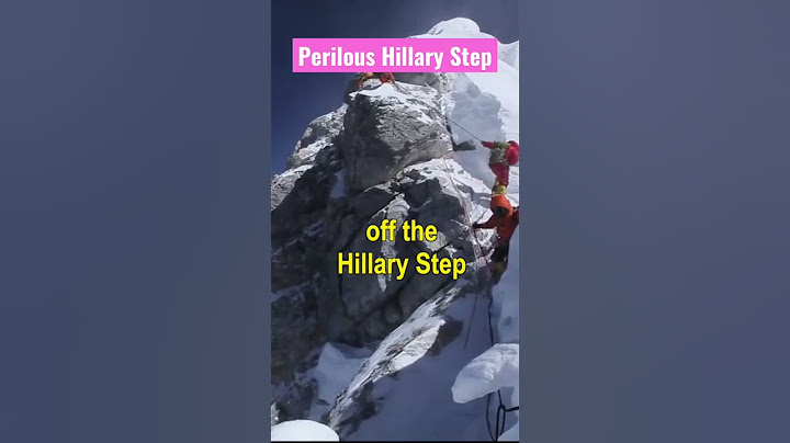 The HILLARY STEP COLLAPSED on Everest? Is it Easier Now? #shorts #everest #mountains
