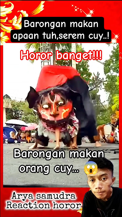 Barongan beraksi.. #fyp #horor #barongan #barong #jaranan #reog #kesenian #kudalumping #ghost #jin