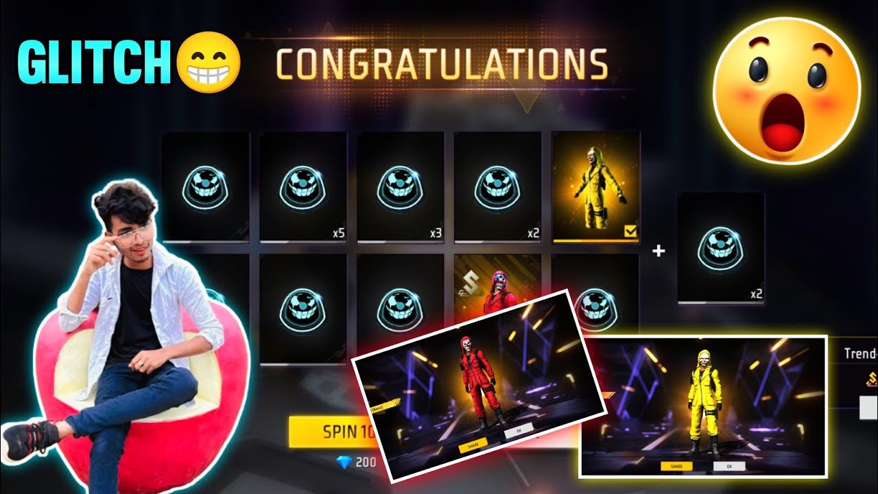Finally I Got Neon Criminal & Yellow Criminal 😍 Free Fire All Criminal Bundle | New Event Free Fire